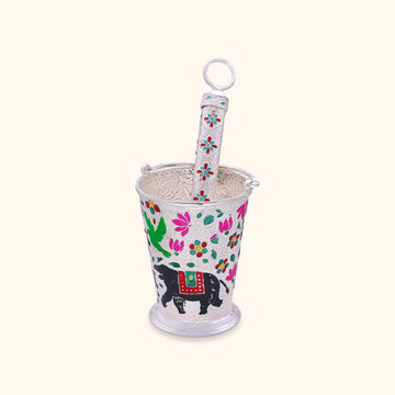 925 Silver Traditional Balti Pichkari for Colorful Moments